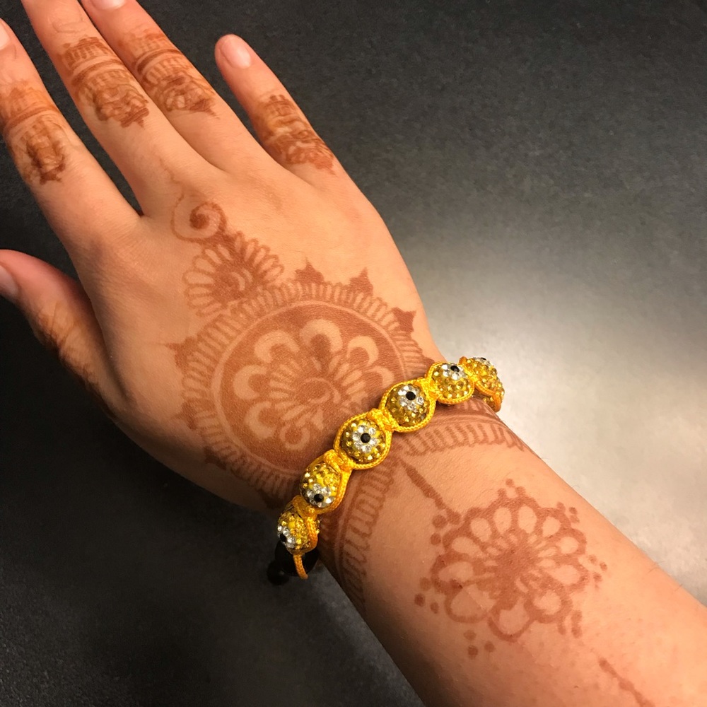 Yellow Evil Eye Bracelet